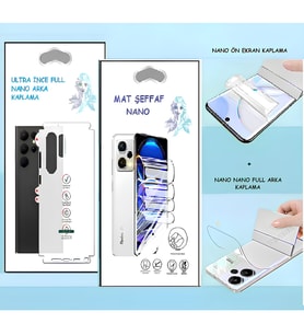 Samsung Galaxy J510 - NANO Ekran Koruyucu MAT Şeffaf  + NANO Arka Kaplama SET Ultra İnce Esnek