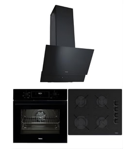 Teka Chef 5 Siyah Ankastre Set (GBE 64002 Ocak + HAK 625 Fırın + ATV 60.3 M Davl