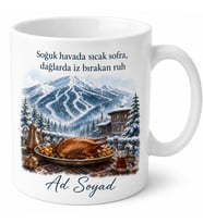 Sarıkamış Kayak Merkezi Kaz Eti Temalı Soğuk İklim Kupası Hediye Bardak