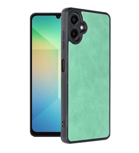 Samsung Galaxy A06 Kılıf Aras Deri Kapak - Koyu Yeşil