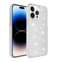 Lexroo iPhone 14 Pro Max Kılıf Airbagli Parlak Tasarımlı Snow Kılıf - Renksiz