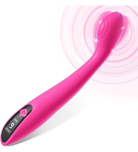 G Spot Vibratör Yetişkin Oyuncakları Vibratörler Klitoral Stimülatör  Oyuncak Kadınlar için 9 Titreşimli Çiftler LCD Ekranlı , Su Geçirmez Değnek Masajı