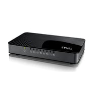 Zyxel GS108S v2 8-Port 10/100/1000Mbps Tak-Kullan Port-Önceliklendirme Destekli Gigabit Switch (Siyah)