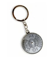 Mekanik Sonsuz Takvim Anahtarlık Analog Çevirme Mekanizmalı Unisex Hediyelik 50 Yıllık 2010 2060
