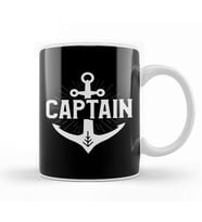 Cute Captain Anchor I Am The Captain of This Boat Cruising Kupa Bardak Porselen