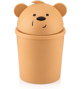 Mini Çöp Kutusu Masaüstü çöp kovası (kahverengi)