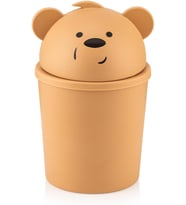 Mini Çöp Kutusu Masaüstü çöp kovası (kahverengi)