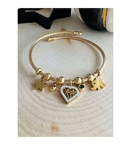GOLD RENK KALP TAŞLI PANDORA MODEL BİLEKLİK ACR9745