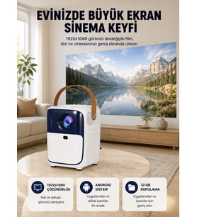 Ultra HD Android TV Kutusu 32GB Depolama USB HDMI Fan Sistemli Yeni Nesil