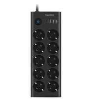 Fulltech Ftr14 Type-c Girişli Akım Korumalı 10’lu Priz, 3 Usb