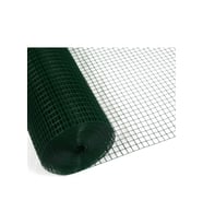 Pvc Kaplı Puntalı Yeşil Bahçe Kümes Çit Teli 1x9 Metre Göz Aralığı  50 X 50 Kalınlığı 1,9 Mm