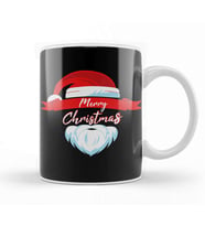 Yılbaşı Yeni Yıl Konseptli Merry Christmas Santa Claus Kupa Bardak Porselen