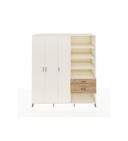 Kronos Dolap 16 Raflı 2 Çekmeceli 3 Kapaklı 220x59x243 Aytaşı-Aytaşı/Çam