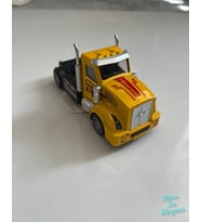 Metal Çek Bırak Tır Kafası Araba 13x5 Cm Sarı