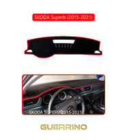 SKODA Superb (2015-2021)TORPİDO KORUMA HALISI KIRMIZI KENAR