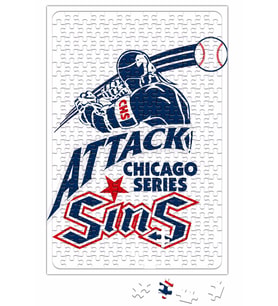Attack Chicago Series Sins logo Puzzle 240 Parça Yapboz