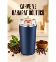 Kahve Ve Baharat Öğütücü Paslanmaz Çelik Dayanıklı Kolay Kullanım