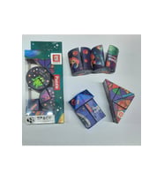 3'lü Gizemli Sihirli Küpler Yapboz Uzay Temalı Magic Cube