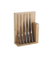 Zwilling Blok Bıçak Seti, 6 Parça Bambu Ahşap