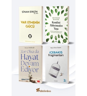 Var Etmenin Gücü (Yazar: Sinan Ergin) - Kendini Tüketmeden Yaşa (Yazar: Beyhan Budak) - Zor Olsa Da Hayat Devam Ediyor (Yazar: Rövşen Abdullaoğlu) - İçebakış Fragmanları (Yazar: Mecit Ömür Öztürk)