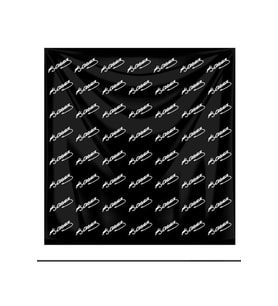Atatürk İmza Siyah %100 Pamuk Fular Bandana (Çok Renkli)