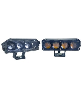 Offroad sis lambası set sarı beyaz - mavi gündüz ledli çakarlı 12.6 x 5 x 3.5 cm 12-60v /  LASS370