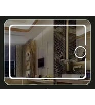 70*120 CM MERCEK+DOKUNMATİK+BUĞU ÇÖZ.  LED  BANYO AYNASI