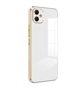 Samsung Galaxy A05 Kılıf Volet Silikon - Beyaz