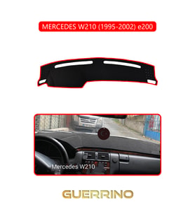 MERCEDES W210 1995-2002 e200TORPİDO KORUMA HALISI KIRMIZI KENAR