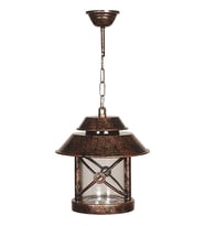 AVONNI BFE-68199-BKR Kahverengi Boyalı Dış Mekan Aydınlatma E27 ABS Polikarbon Cam 26cm