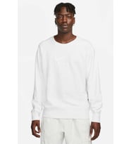 Nike Air Crew Loose Fit Sweatshirt White Bol Kesim Bisiklet Yaka Erkek Sweatshirt Beyaz