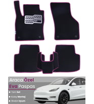 Tesla Model Y (2019-2024) Uyumlu EVA Paspas Tam Set – Birebir Uyum,Araca Özel Tasarım,Su Geçirmez