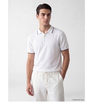 LCWAIKIKI Classic Beyaz Polo Yaka Erkek Triko Tişört