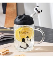 Livava Pipetli Panda Cam Kupa, 12x7,5