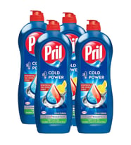 Pril Cold Power Sıvı Elde Yıkama Deterjanı 4 x 675 gr