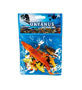Okyanus Hayvanları Poşetli Hayvan Oyun Seti