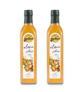 Yedier Elma Sirkesi Doğal Fermente 2 x 500 ml