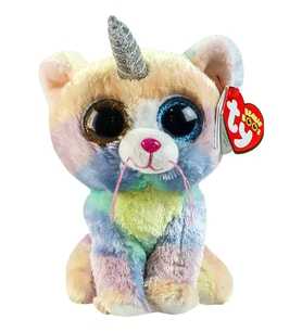 Ty Beanie Boo Heather Tek Boynuzlu Kedi 15 Cm