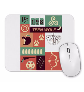 Teen Wolf Piktogram Mouse Pad