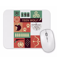 Teen Wolf Piktogram Mouse Pad