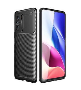 Xiaomi Redmi K40 Kılıf Esnek Soft Karbon Tasarım Legion Serisi (Siyah)