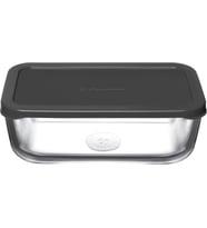 Paşabahçe SNOW BOX SAKLAMA KABI 1225 CC PLASTİK GRİ KAPAKLI