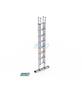 2,5*4=10+2=12 MT 65X25 ÇİFT SÜRGÜLÜ MERDİVEN
