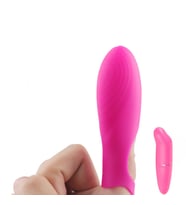 Kullanımı Kolay Klitoris Uyarıcı Titreşimli Parmak Vibratörü+Mini Vibratör