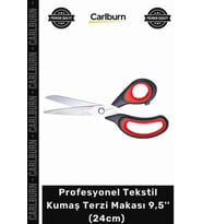 #Makas Profesyonel Tekstil Kumaş Kesim Lazer Uçlu Çelik Ağızlı Saplı Taksun Terzi Makası 95'' 24cm