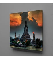 YENİ BANGKOK MANZARASI KANVAS TABLO 200x200cm