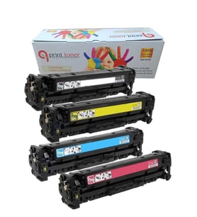 QPRİNT TONER HP 410A CF410A SET MUADİL TONER 4 RENK CRG 046 M377 M452 M477