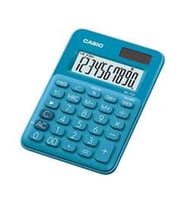 Casio MS-7UC-BU 10 Hane Mavi Masa Üstü Hesap Makinesi