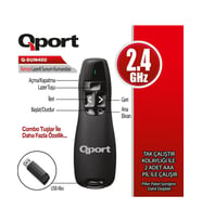 QPORT Q-SUN400 USB Lazer Sunum Kumandası