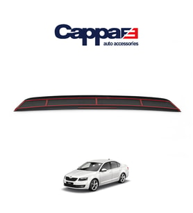 CAPPAFE Skoda Octavia Arka Tampon Eşiği Koruma Mat Siyah 2013-›